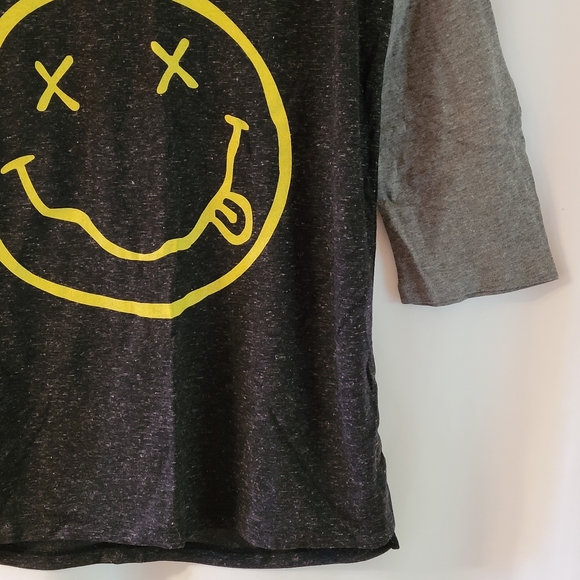 Nirvana Baseball Jersey - Grey Yellow - Picture 3 of 5